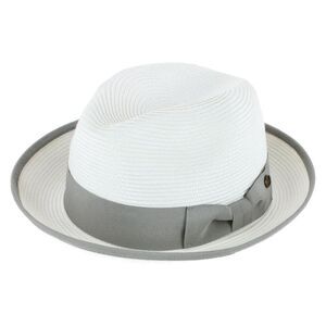 Epoch Hats Company Men's Fedora with Contrast Band and Trim